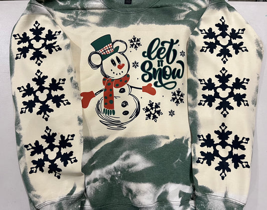 Let it Snow Bleach sweatshirt