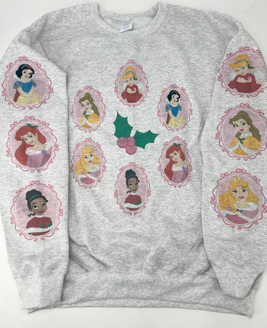 Coquette princess Christmas sweatshirt