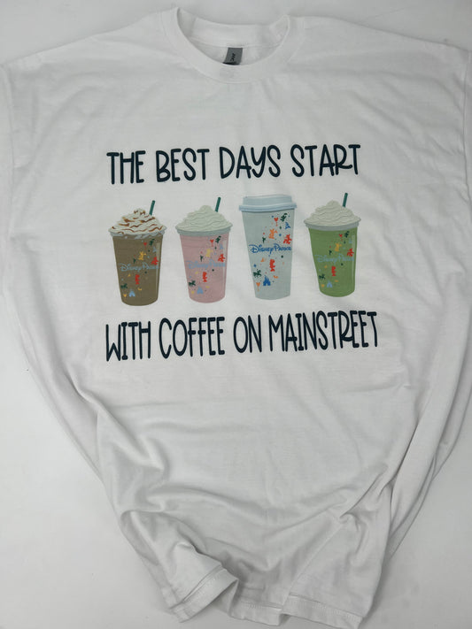Coffee on Main Street Tee/Sweatshirt option