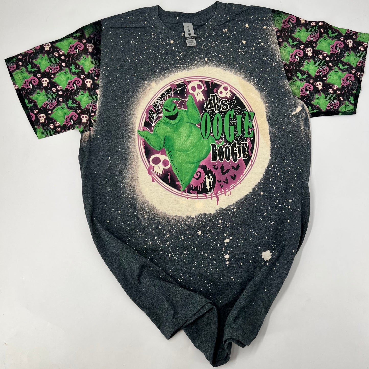 Let’s Oogie Boogie bleach tee