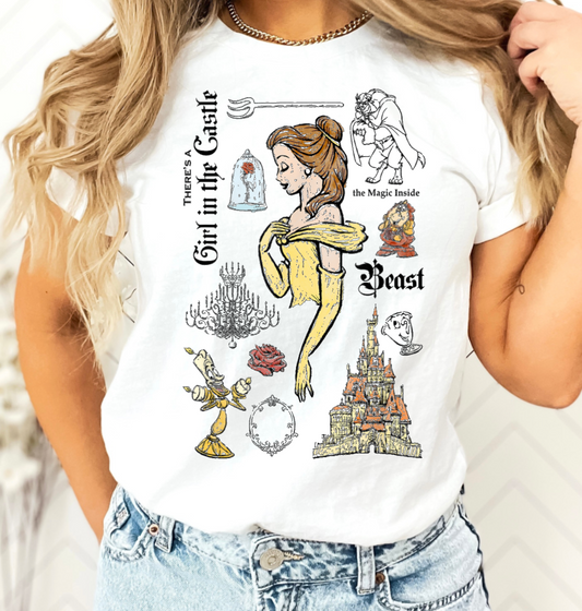 Girl in the castle Tee/Sweatshirt option