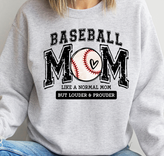 Baseball Mom Tee/Sweatshirt option